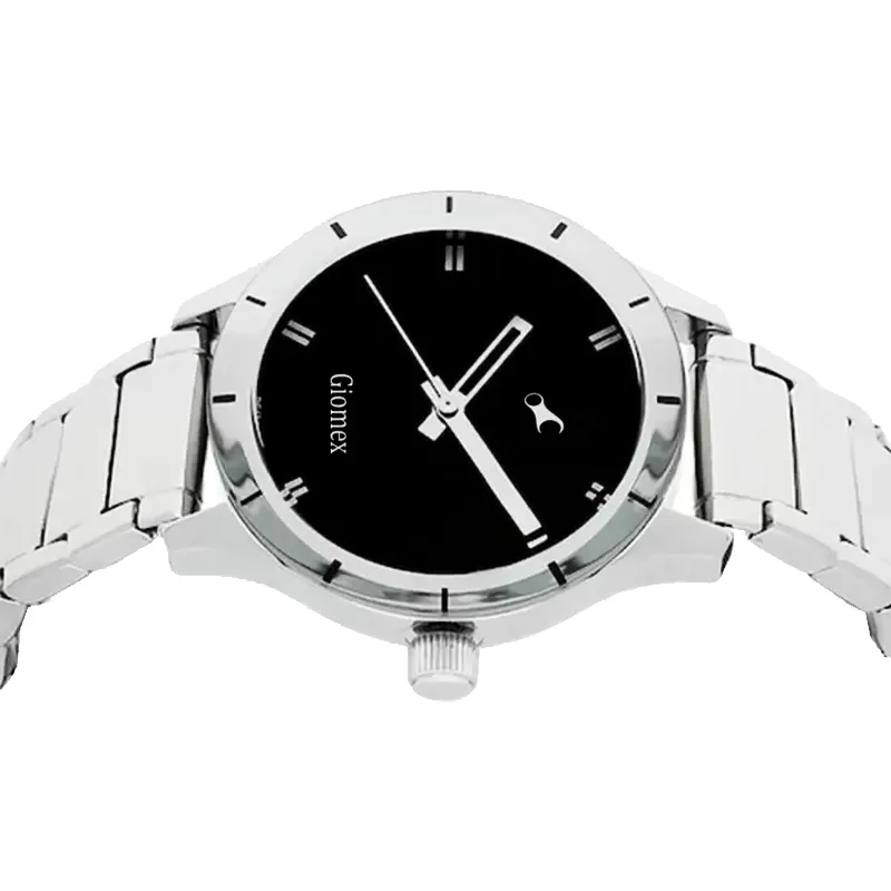 Fastrack Monochrome Black Silver Fashion Ladies Watch- 6078SM06